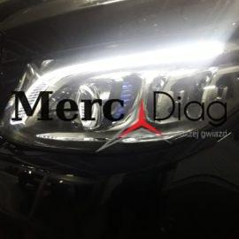 LED MULTIBEAM reflektory lampy – montaż, programowanie – Mercedes – Porsche
